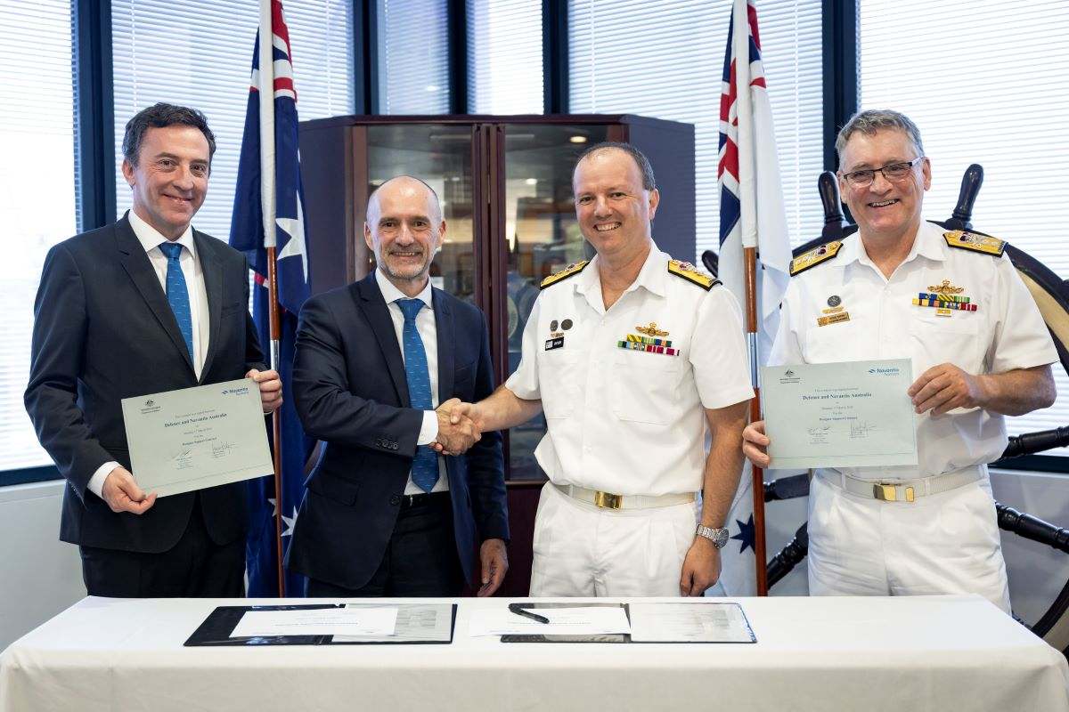 Navantia Australia firma el acuerdo con la Commonwealth of Australia.