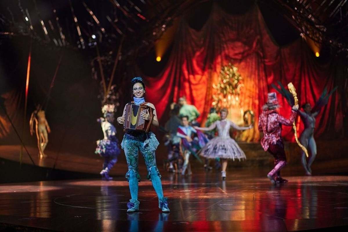 Imagen de archivo de un espectáculo de Cirque du Soleil.