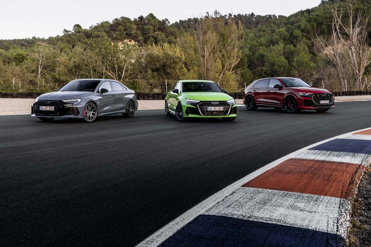 Audi RS 3 en circuito