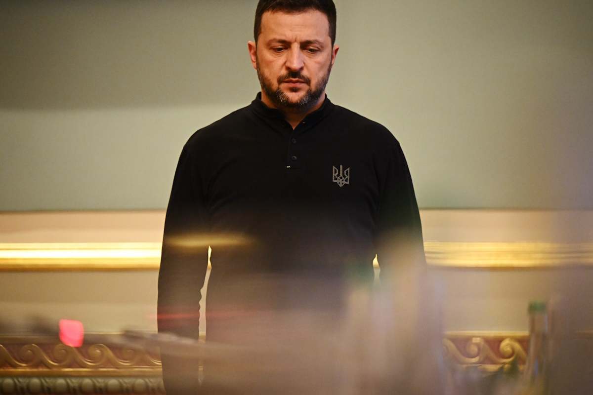El presidente de Ucrania, Volodimir Zelenski. 