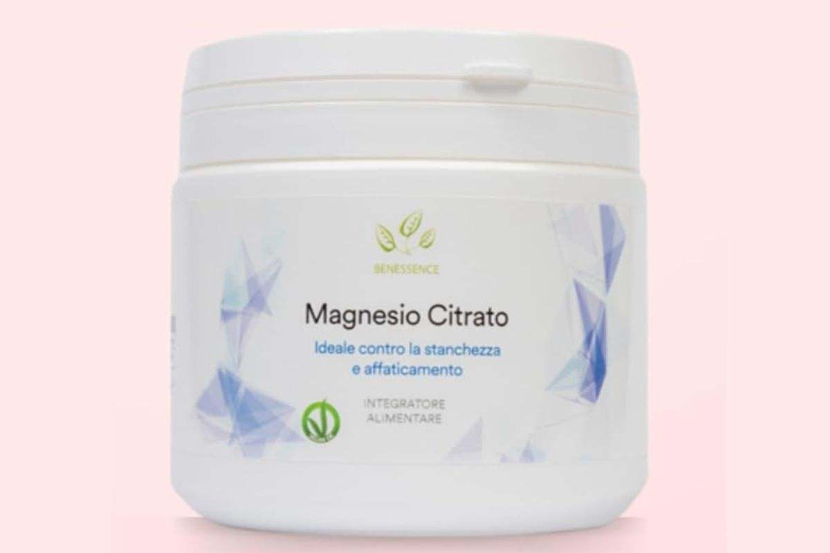 Complemento alimenticio Citrato de Magnesio en polvo de Benessence