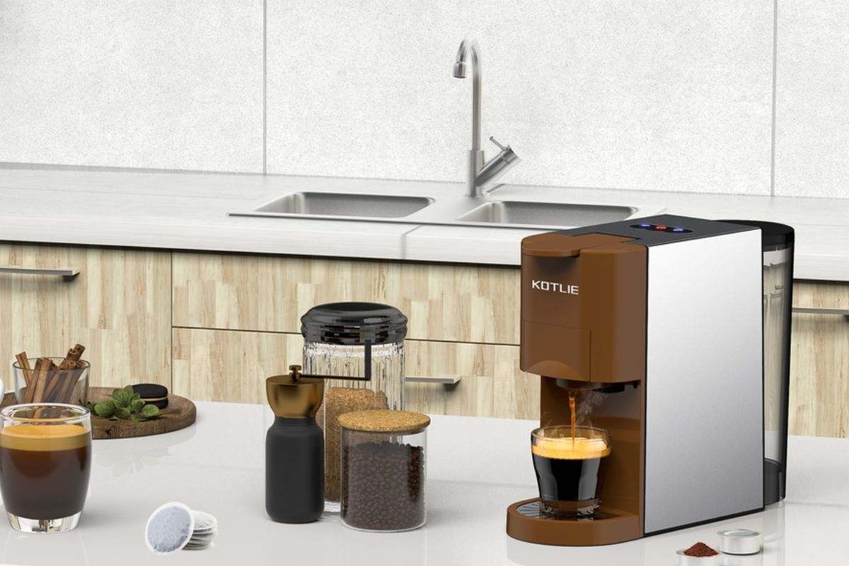 Cafetera de cápsulas espresso 4 en 1 de KOTLIE
