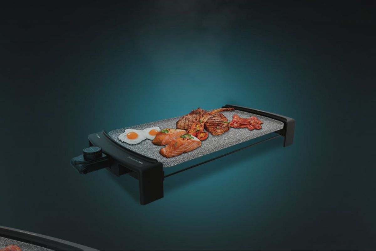 Plancha de asar Cecotec Tasty&Grill 3000 RockWater XL