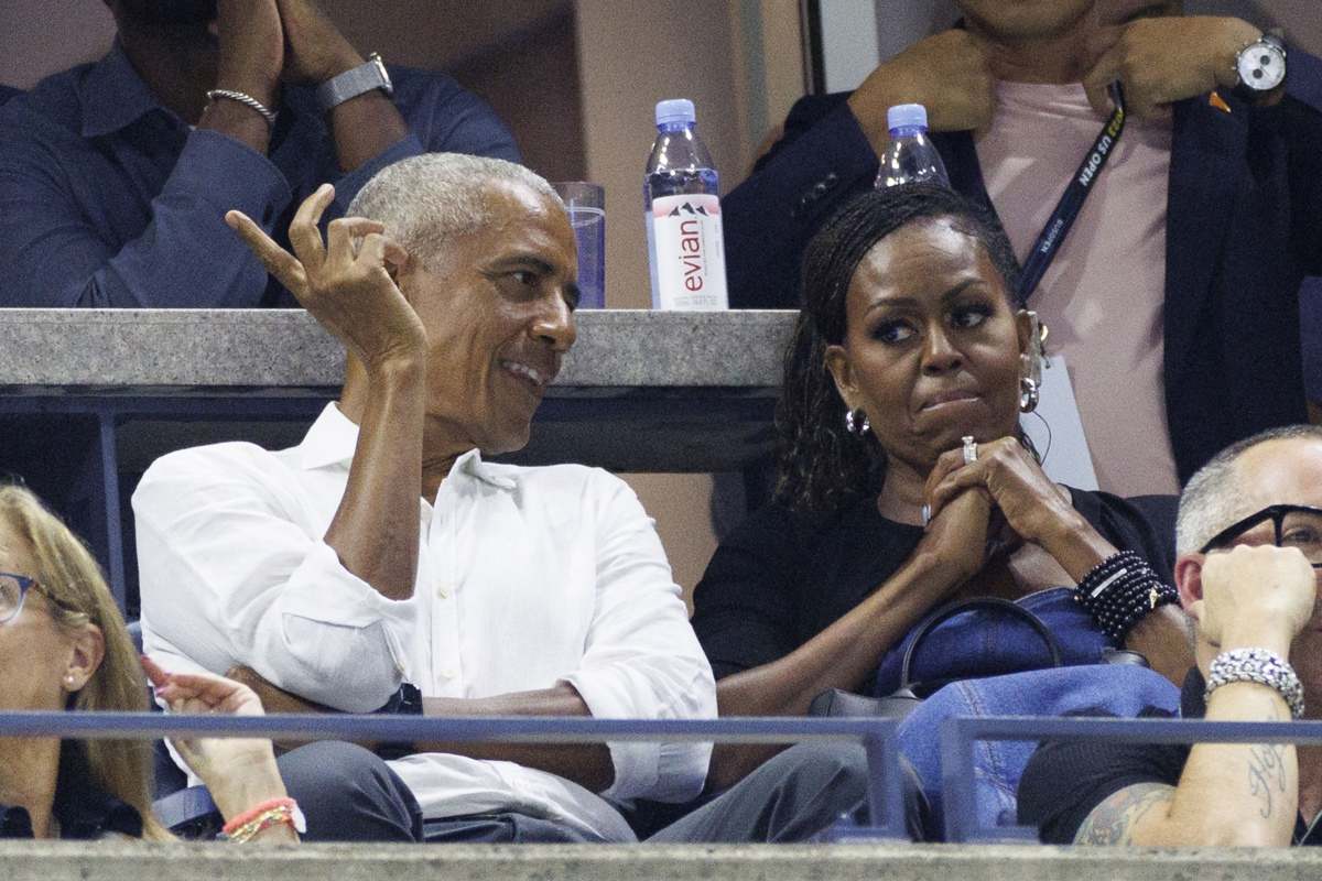 Una imagen de archivo de Barack y Michelle Obama.
