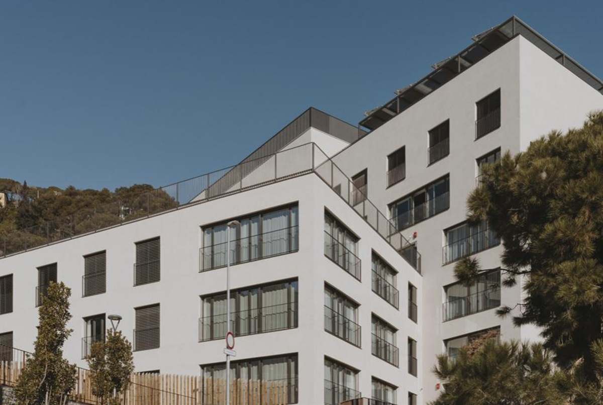 Mirador de Gràcia, residencia del grupo Fiatc en Barcelona. EE