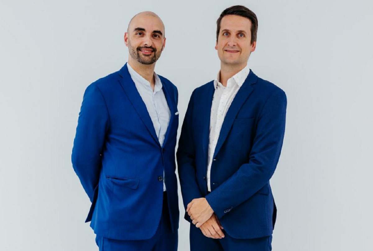 Òscar Expósito (i.) y Albert Jané (d.), principales directivos de Vytrus. EE
