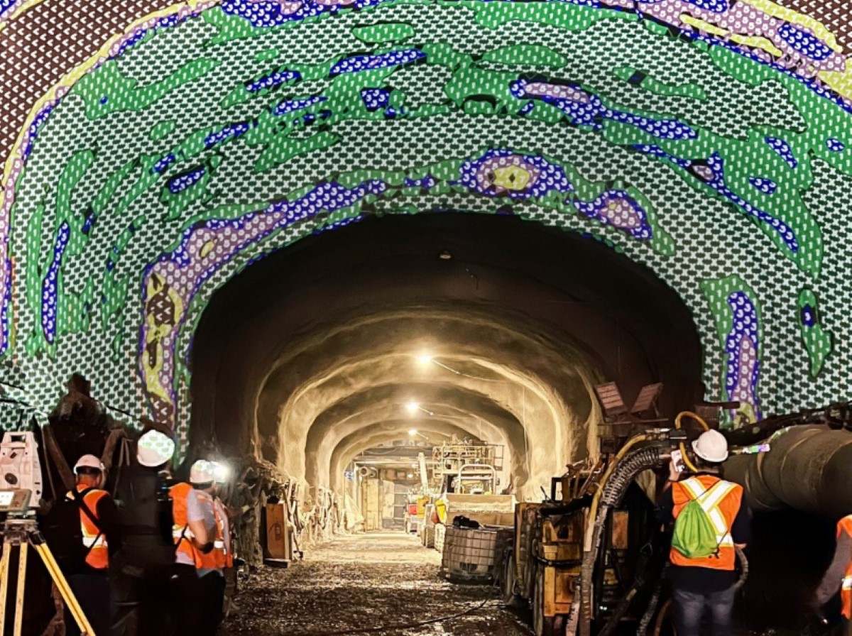El sistema Sogun se encarga de escanear en 3D el interior del túnel