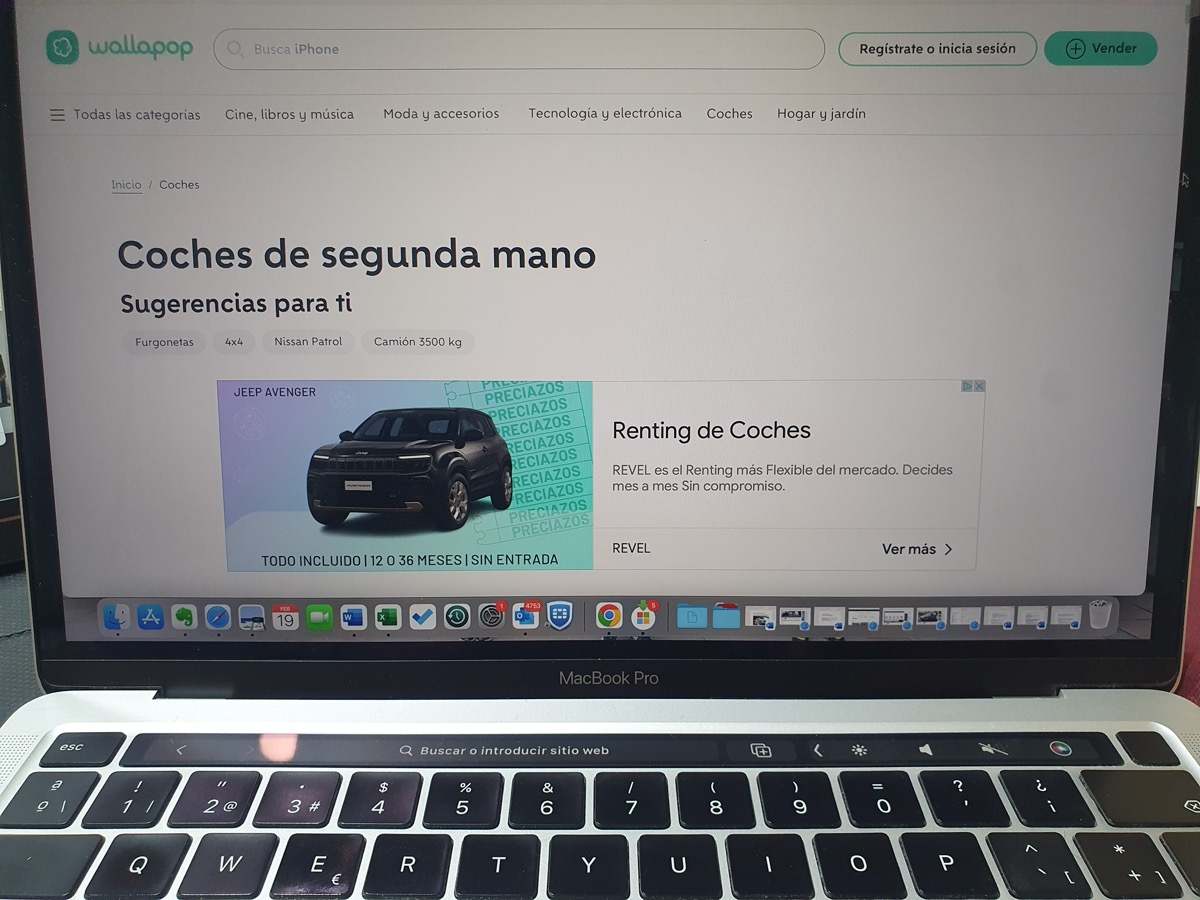 Compra por internet de coche de ocasión
