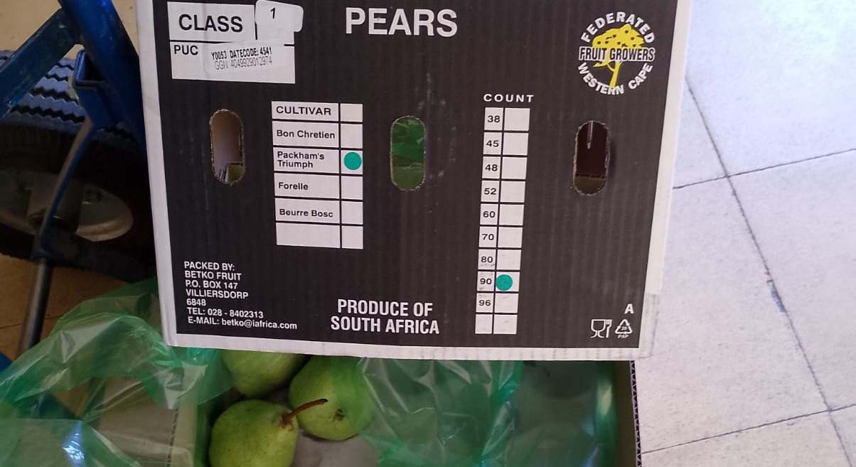 fruta colegios
