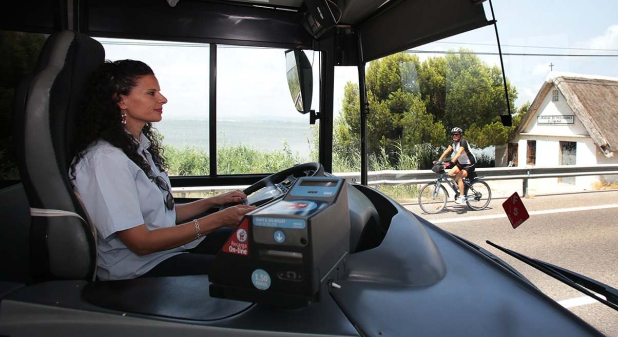 Conductora de EMT Valencia.