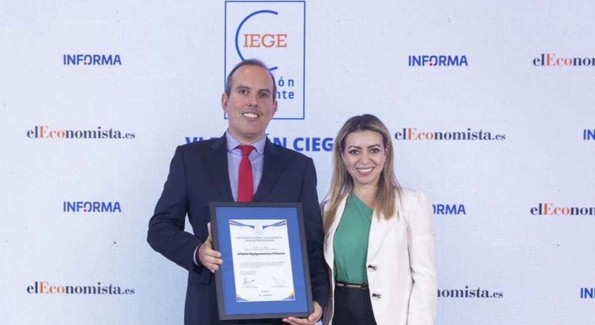 Certificado CIEGE a la Gestión Empresarial Excelente
