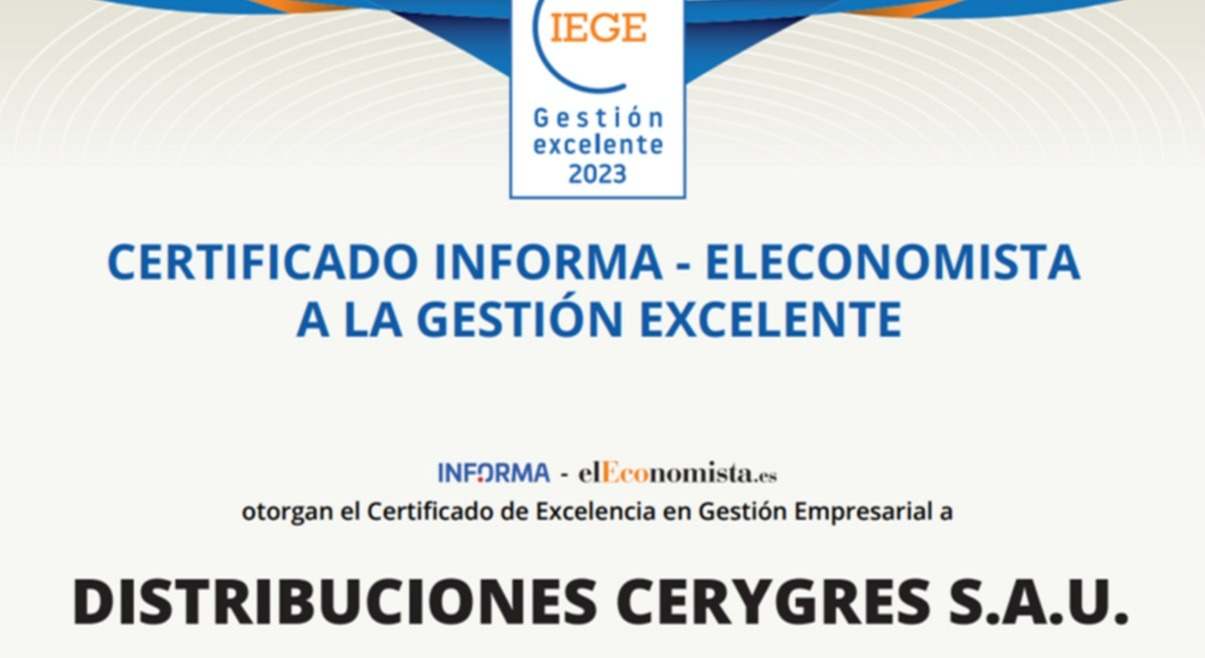 Gestión empresarial excelente