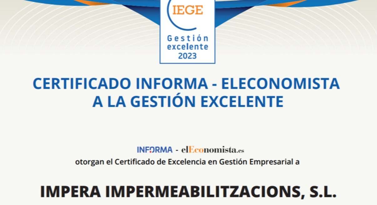 Gestión empresarial excelente