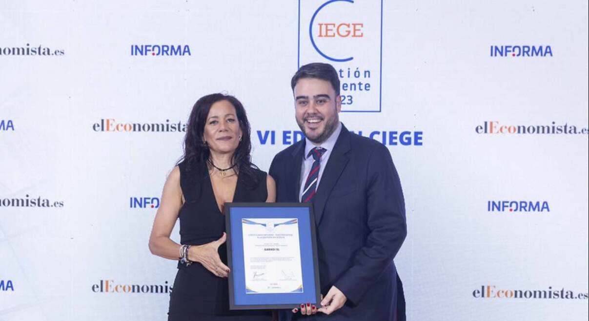 Certificado CIEGE a la Gestión Empresarial Excelente