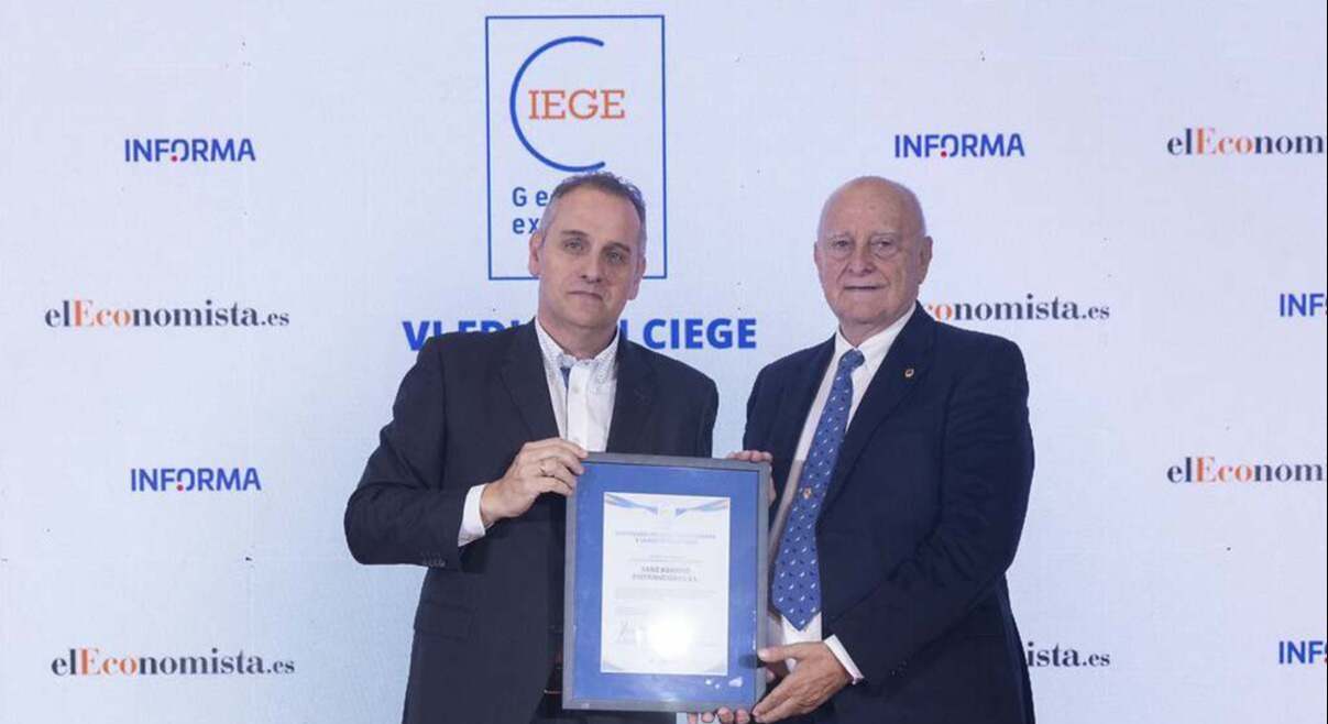 Certificado CIEGE a la Gestión Empresarial Excelente