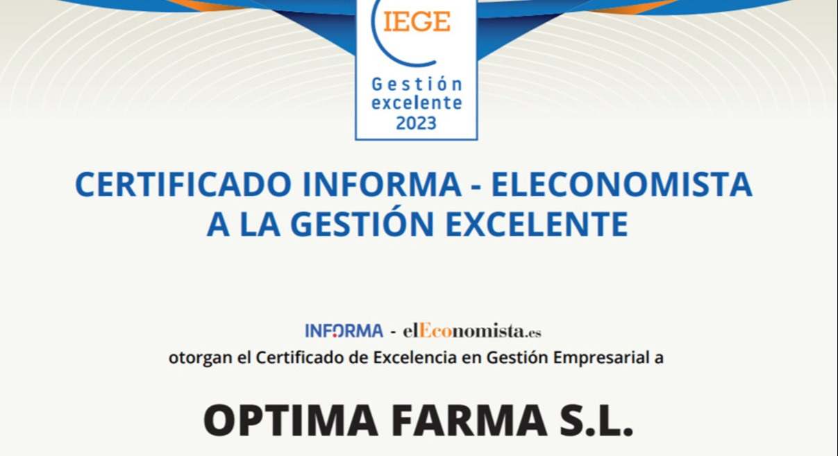 Gestión empresarial excelente