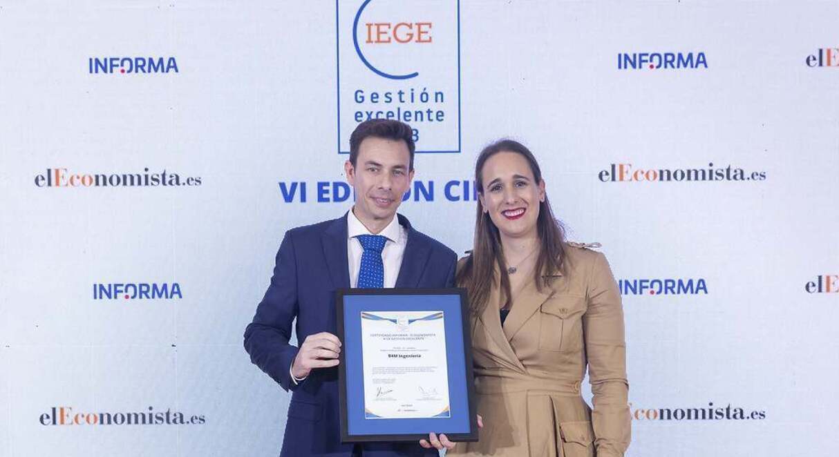 Certificado CIEGE a la Gestión Empresarial Excelente