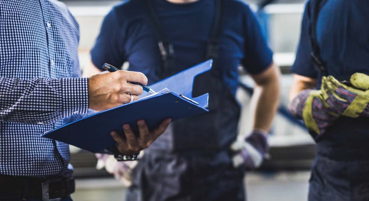 Inspección en el trabajo.