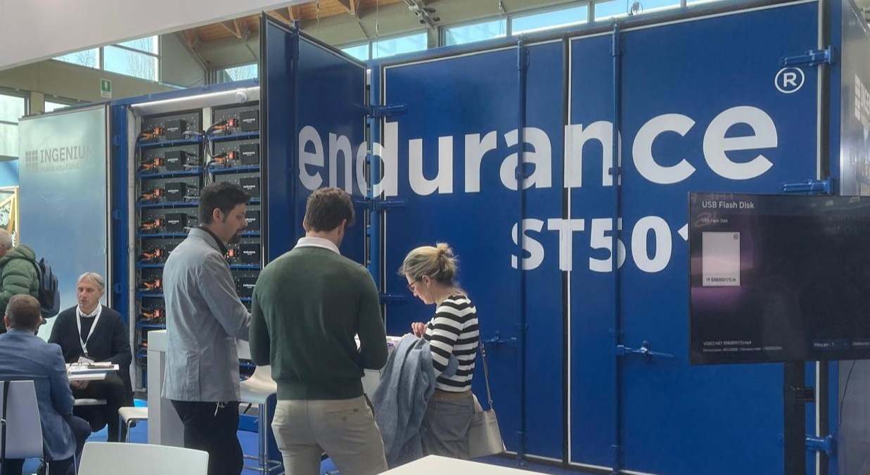 Un sistema de Endurance en una feria.