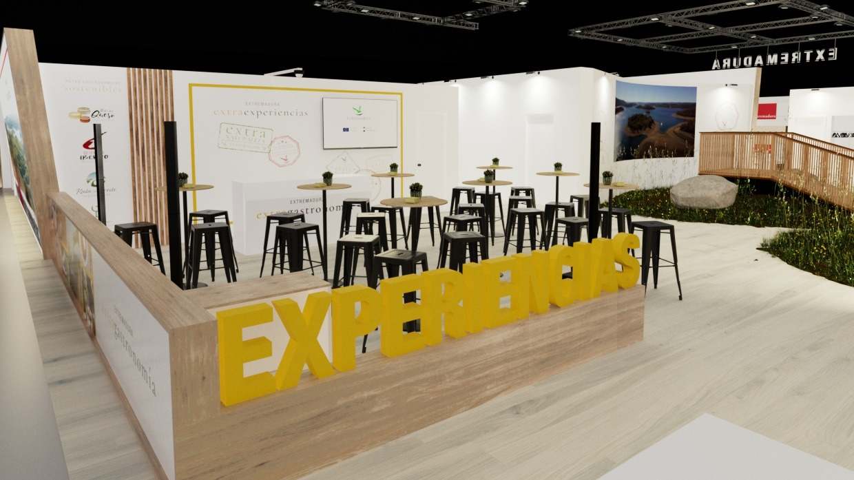 Espacio de Experiencias del expositor de Extremadura en Fitur 2024. - JUNTA DE EXTREMADURA