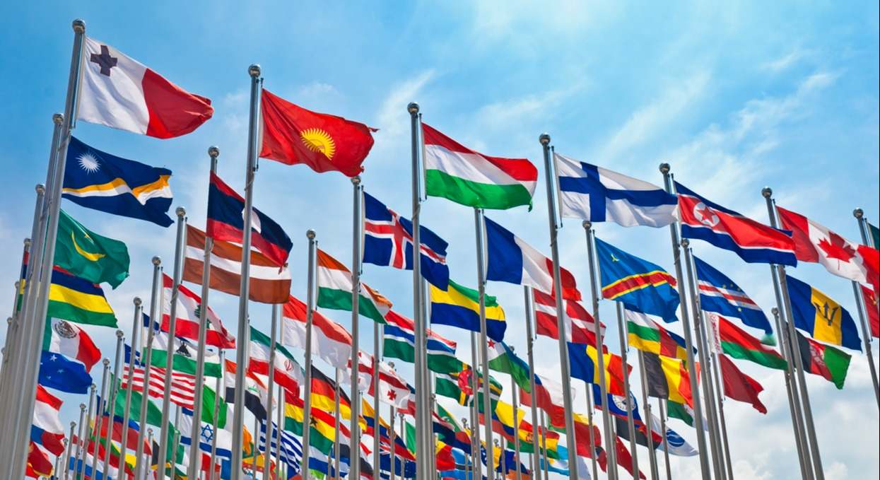 Banderas de los diferentes países. / Foto: iStock