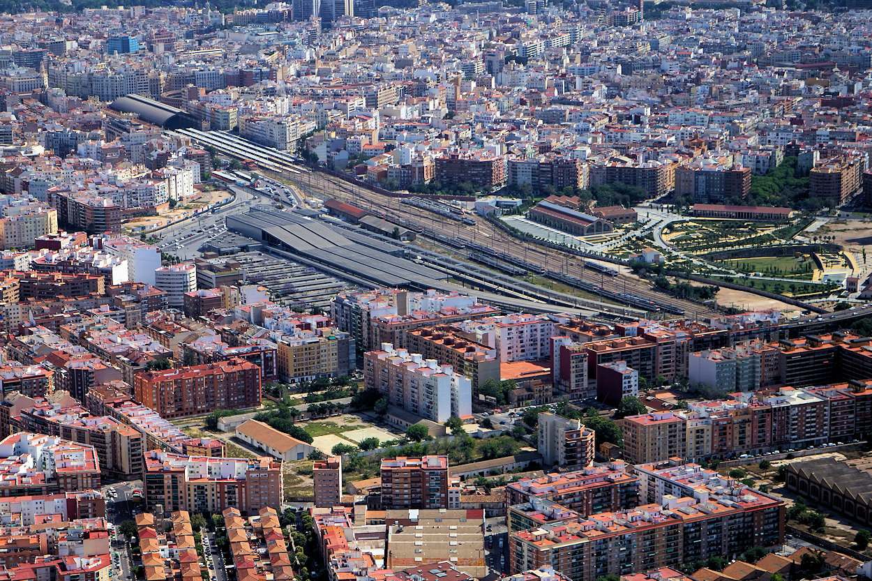 Imagen aérea de Valencia.