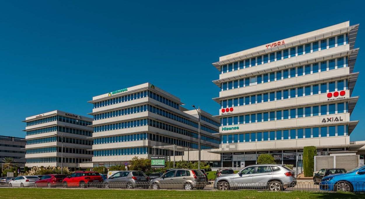 Edificios de oficinas en el Parque Táctica de Paterna.