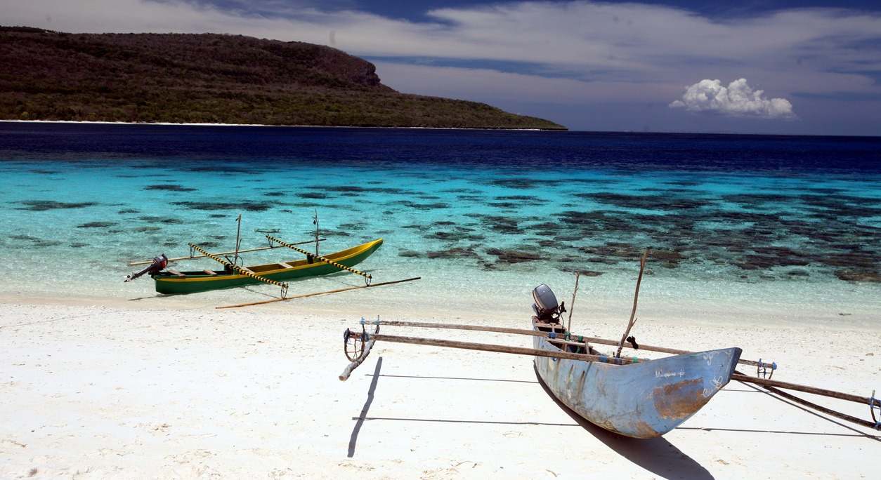 Playa de la Isla de Jaco, en Timor Oriental