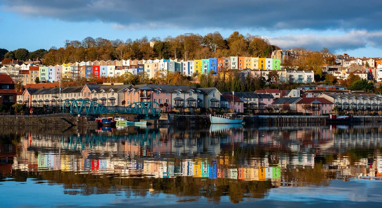 Vista de la ciudad de Bristol