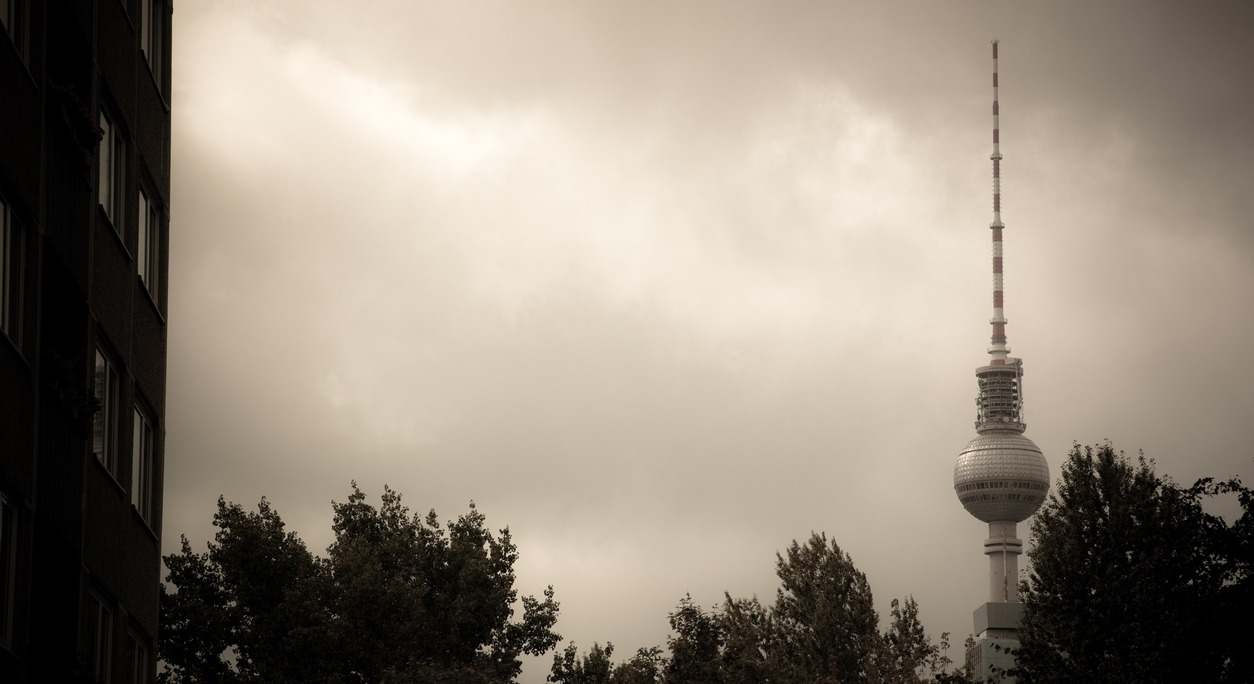 Vista de la Torre de televisión de Berlín