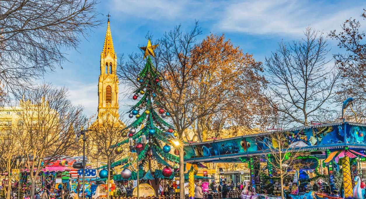 Nimes en Navidad
