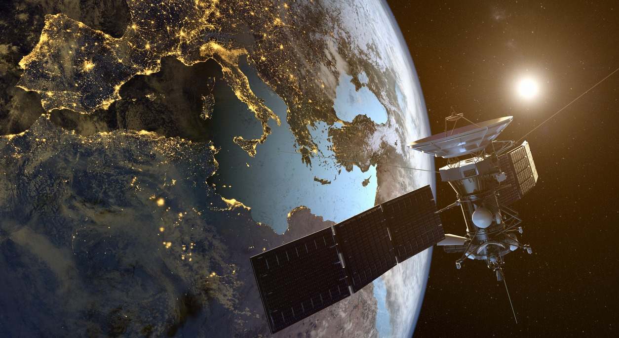 satélite espacial