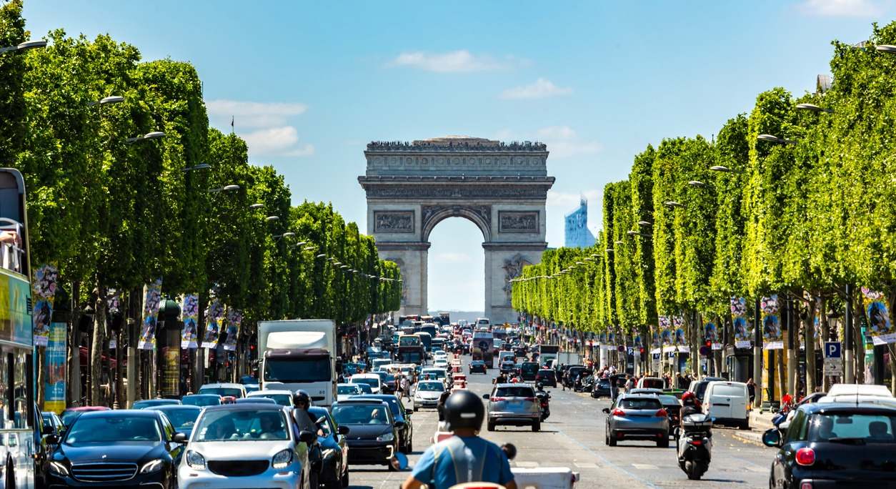 Tráfico en París
