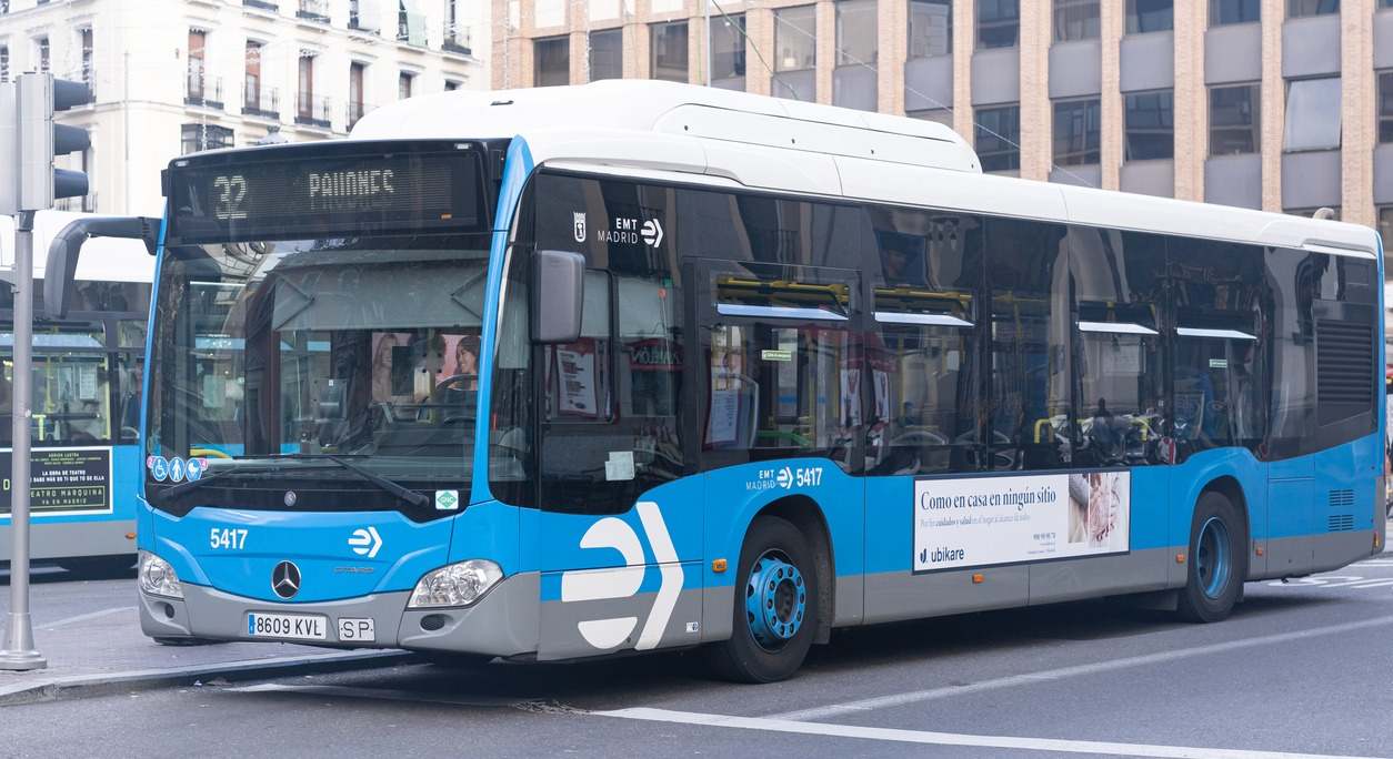 Autobús de una línea de EMT de Madrid. / Foto: iStock