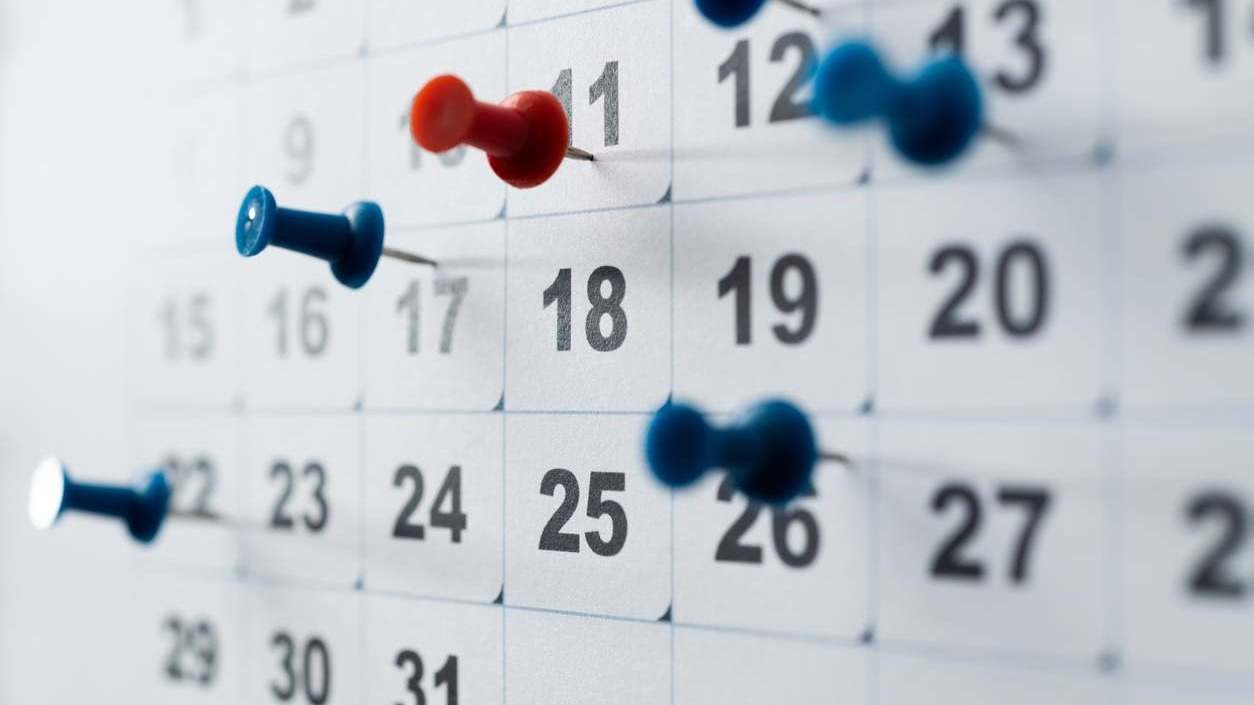 Festivos en el calendario. / Foto: iStock