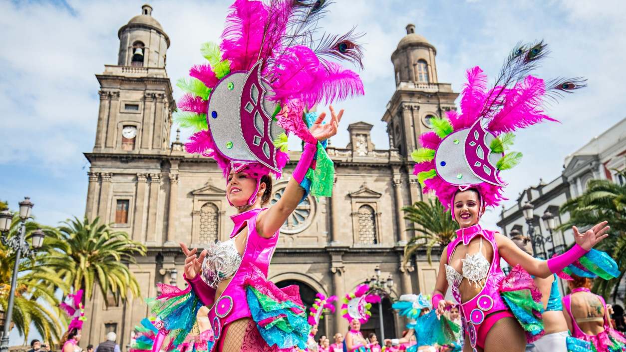 Carnaval en las Islas Canarias. / Foto: iStock
