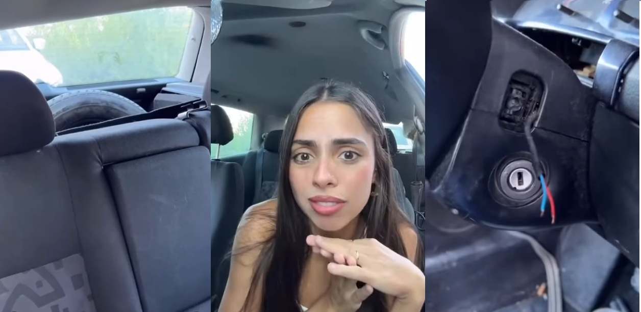 Una joven denuncia la okupación de su coche. / Foto: Redes sociales