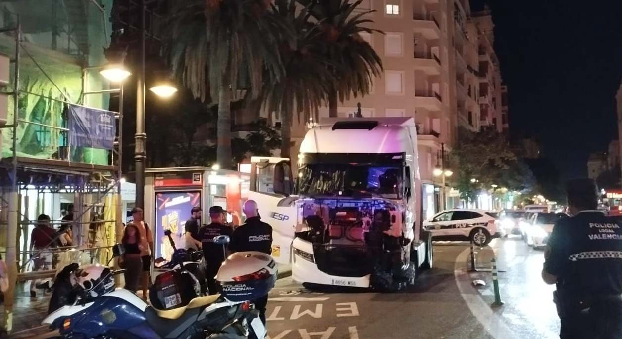 Camión kamikaze.