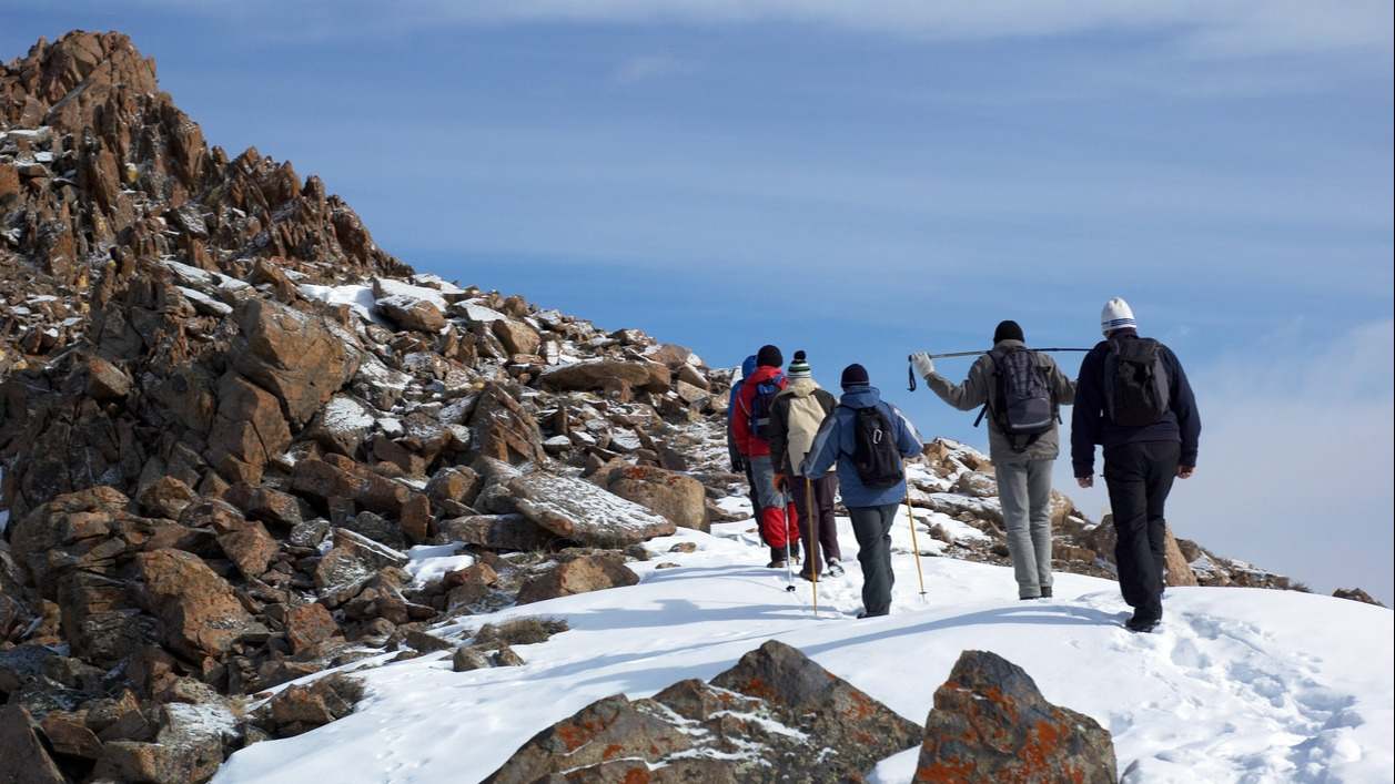 excursion nieve montaña guardia civil