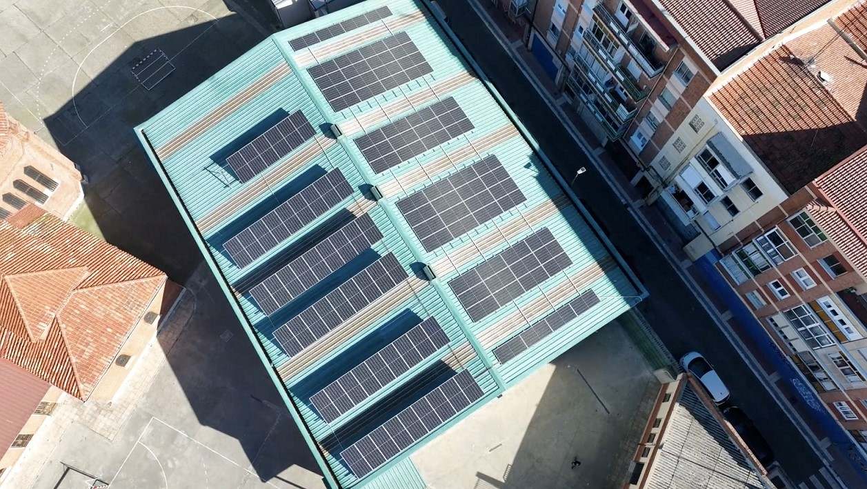 placas solares en cubierta