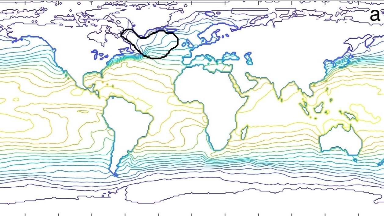 La huella dactilar de la circulación de vuelco meridional del Atlántico (AMOC)