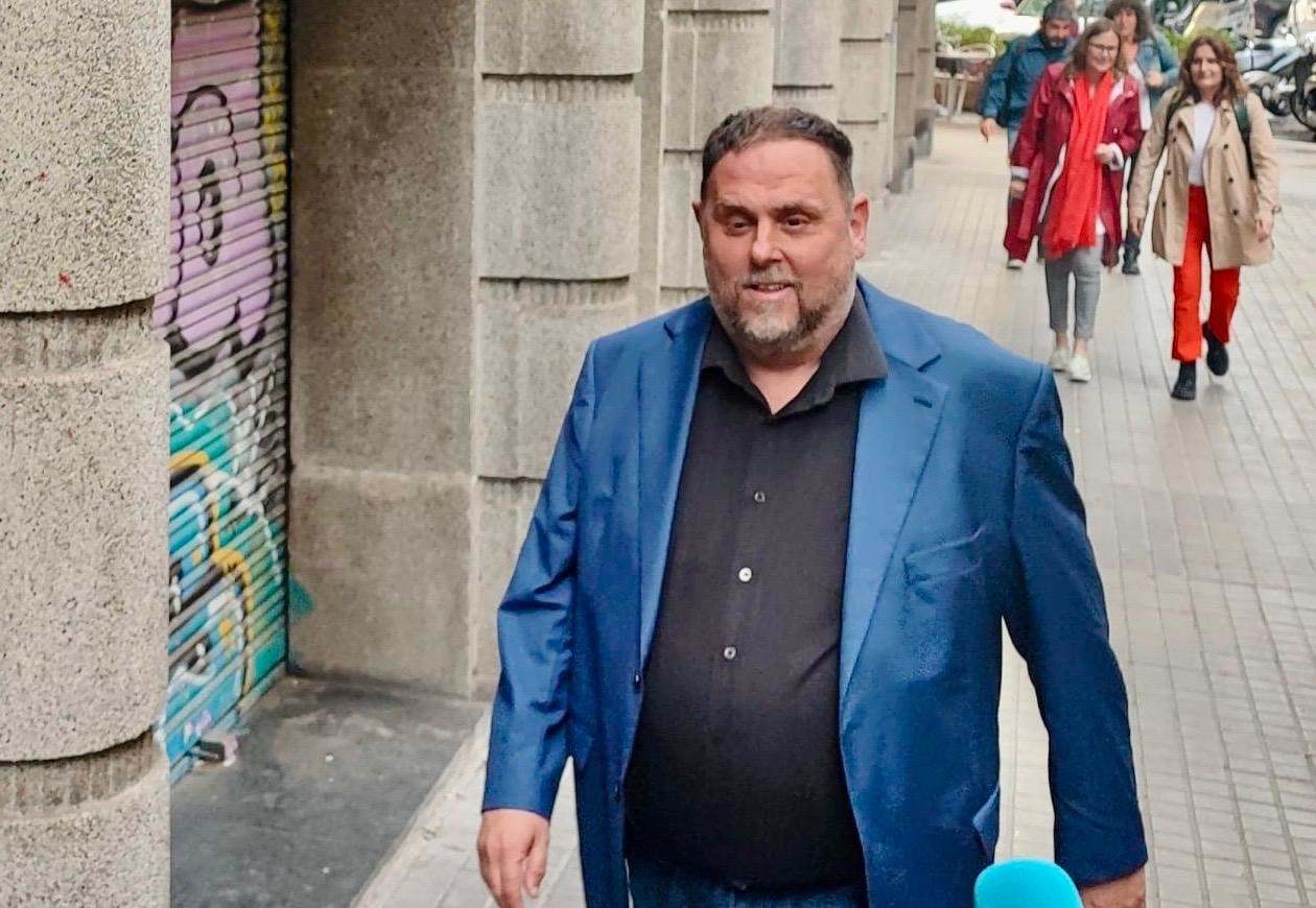 El presidente de ERC, Oriol Junqueras. EP
