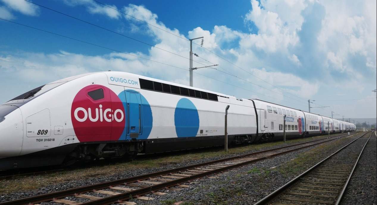 Imagen de recurso de un tren de Ouigo.