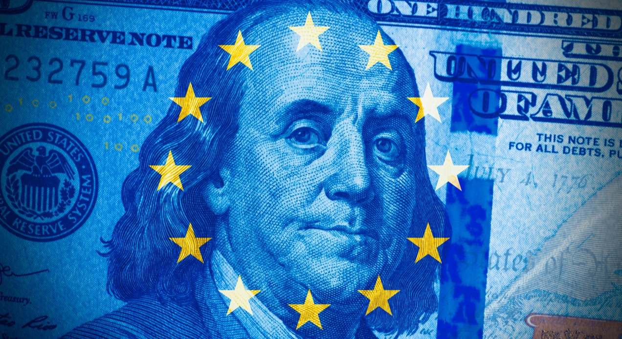 Dólar con colores europeos