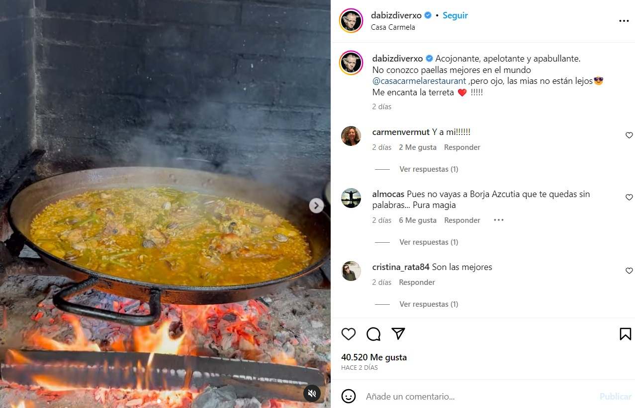 Paella de Casa Carmela Valencia