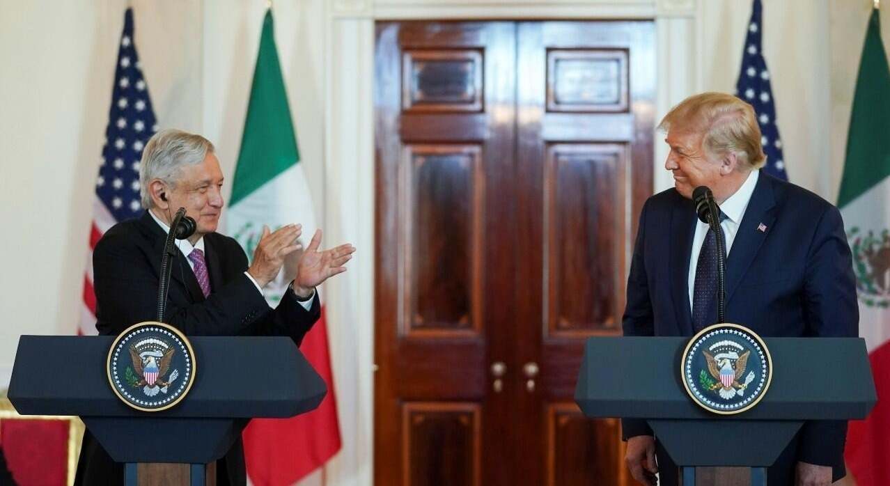 Andrés Manuel López Obrador y Donald Trump