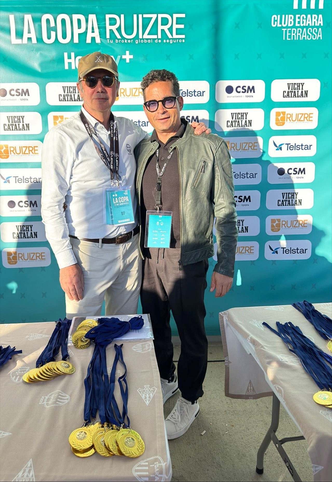 Ruiz Re tuvo un papel protagonista al patrocinar el premio al máximo goleador de la Copa del Rey de hockey 2025