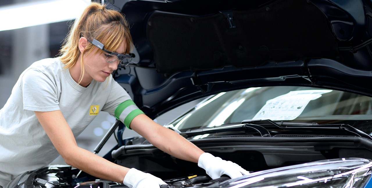 Trabajadora de Renault