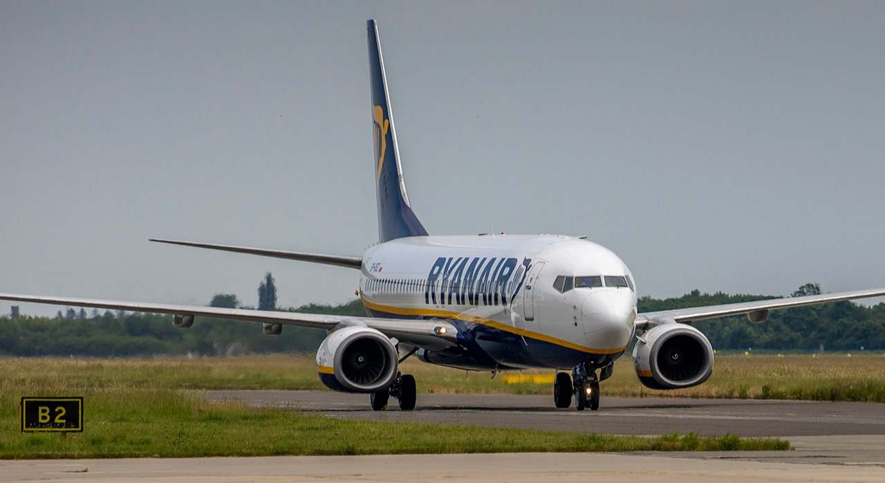 Avión de Ryanair. / Ryanair