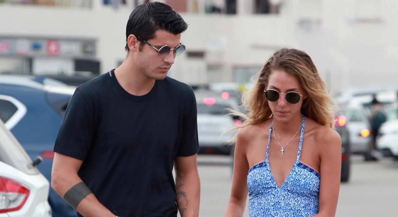 Morata y Alice Campello